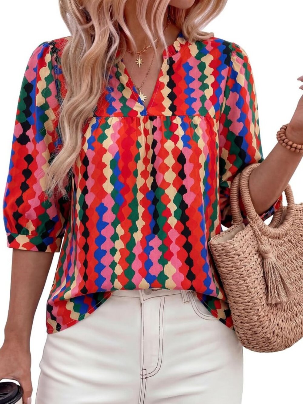 Floral Boho Summer Dressy Casual Tops for Women - Perfect for Warm Weather